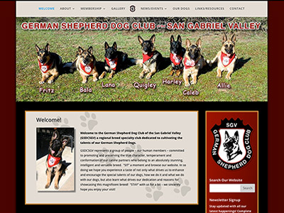 German Shepherd Dog Club SGV